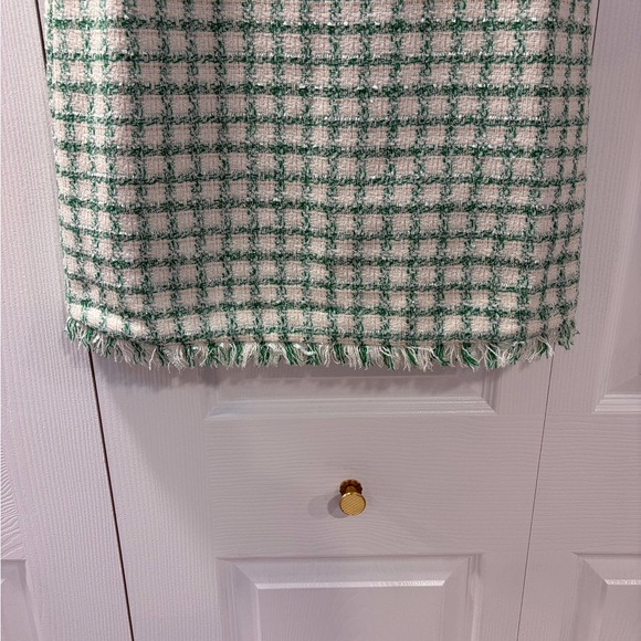 NWT Lilly Pulitzer Fiddle Leaf Green Windowpane Boucle Shift Dress - Picture 4 of 6